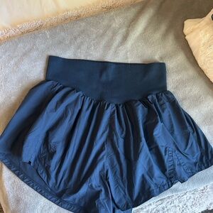 FP Movement by Free People High Waist Navy Shorts